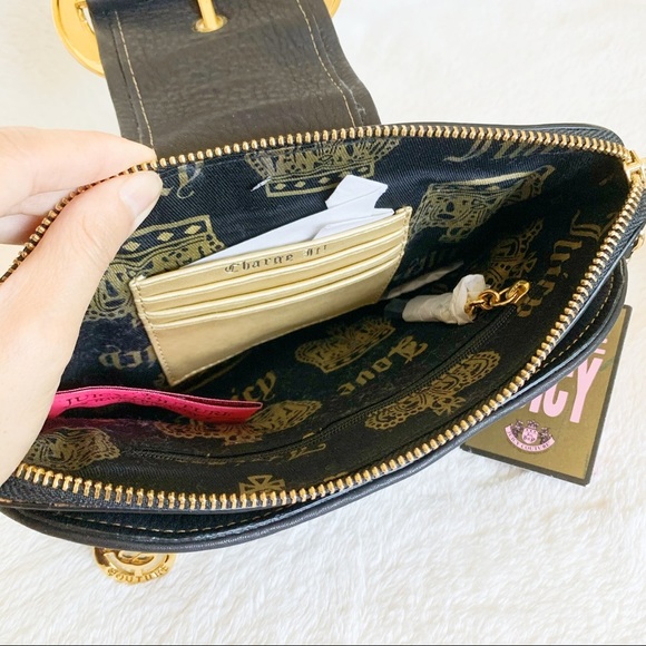 NWT Juicy Couture Leather Buckle Clutch Bag​ - Picture 6 of 7